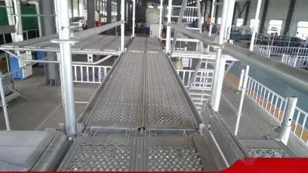 CE/SGS/TUV Hot Dipped Galvanized/Pre-Galvanized Certified Steel Layher All Round Ringlock Scaffold for Supporting Shoring Prop