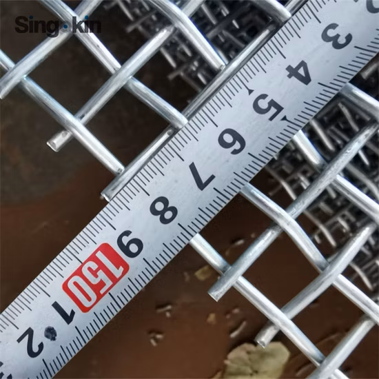 돼지 양육을 위한 흑철 사각 짠 주름진 철망 패널