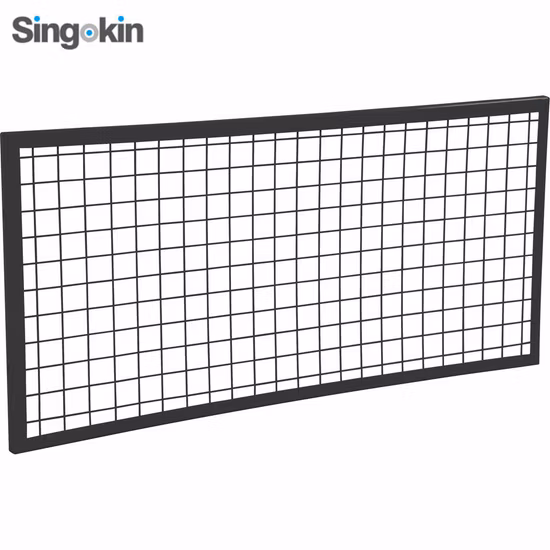 4X8FT 뜨거운 DIP 아연 도금 2X2 인치 조리개 용접 아연 도금 철 와이어 메쉬 그리드 패널 울타리 와이어 메쉬