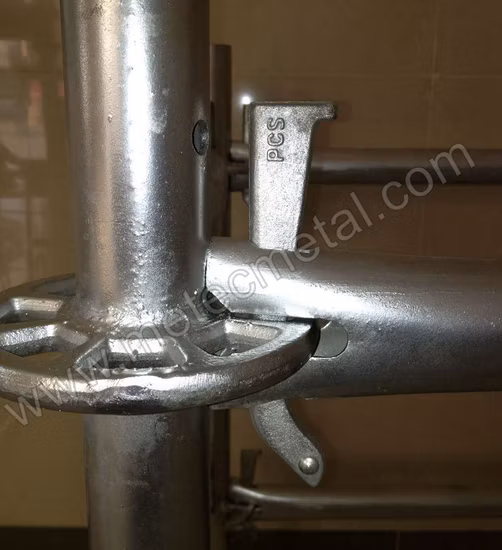 SGS/TUV 인증 시스템 비계, 비계 원형 Ringlock Rossete 플랜지, 만능 비계, 인증된 아연 도금 강철 Layher Ringlock 비계 판매
